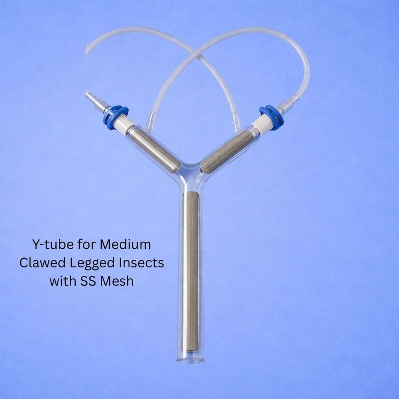 Y-tube for Medium Clawed Legged Insects with SS Mesh