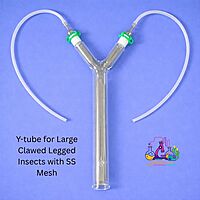 Y-tube for Large Clawed Legged Insects with SS Mesh
