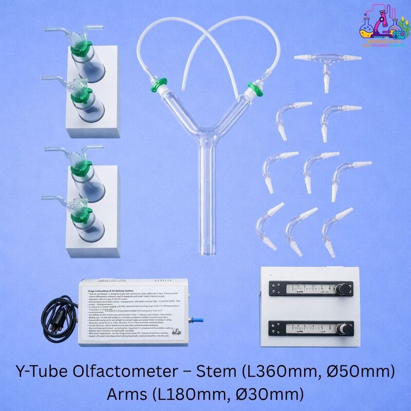 Y-tube Olfactometer- Stem-50mm | Arms-30mm