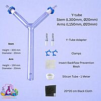 Y-tube - Stem (L120mm, Ø30mm) | Arms (L80mm, Ø30mm)