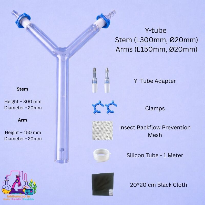 Y-tube - Stem (L120mm, Ø30mm) | Arms (L80mm, Ø30mm)