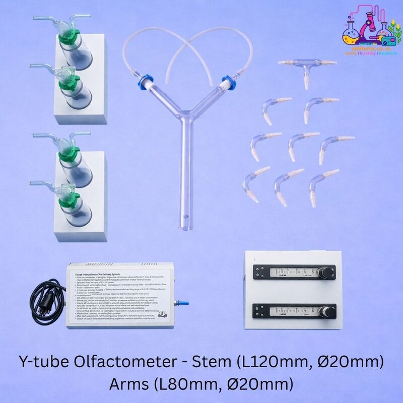 Y-tube Olfactometer - Stem-20mm | Arm-20mm