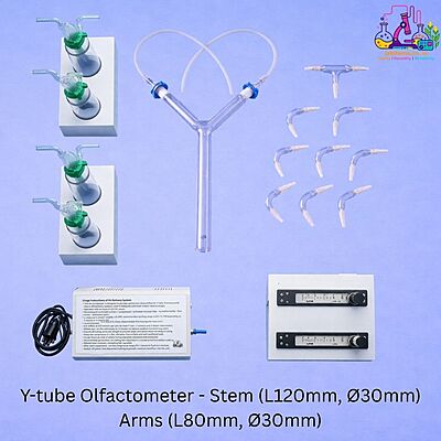 Y-tube Olfactometer - Stem-30mm | Arm-30mm