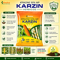 Bhaskar Agrochemicals KARZIN Herbicide (Atrazine 50% WP) | Vetrivel Agro Services