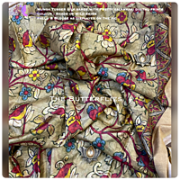Munga Tusser silk saree with Kalamkari Prints YBRSTSK19038