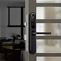 YYDAL Openable Lock Aluminium Profile Doors & Windows Digital Lock Suitable for Opening Door (Black)