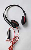 Used Plantronics C3220 Stereo USB Wired Over Ear Headphones With Mic Used Plantronics C3220 Stereo USB Wired Over Ear Headphones With Mic