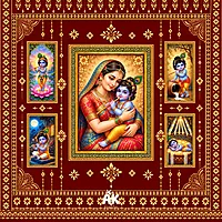 Yasodha's Little Krishna