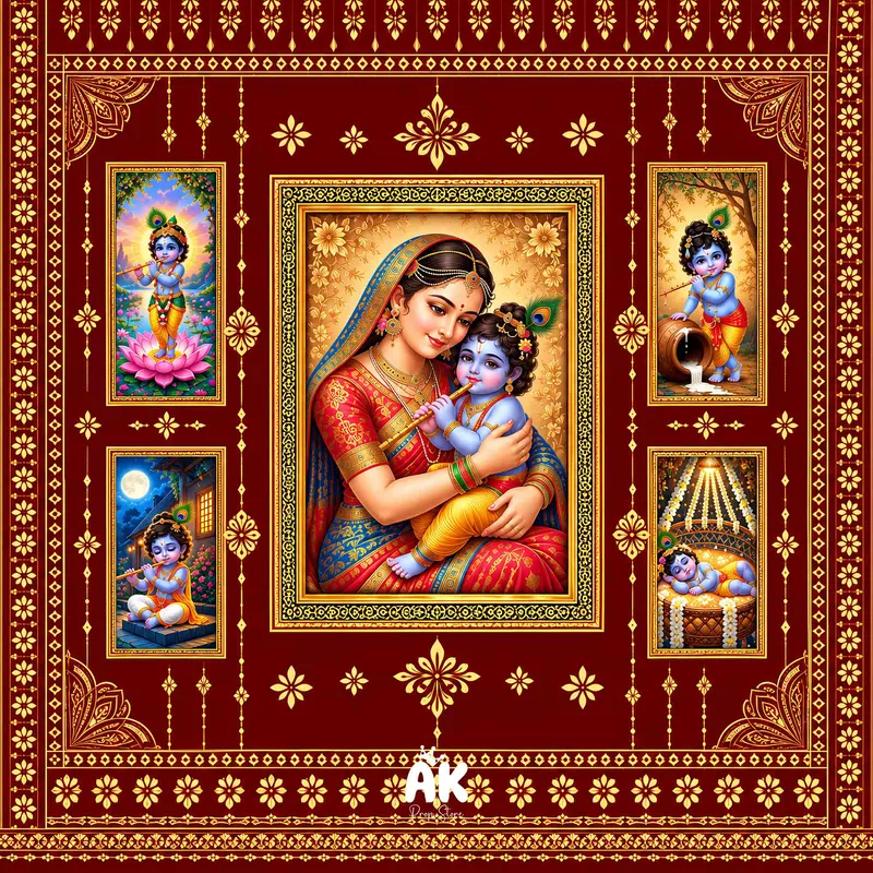 Yasodha's Little Krishna