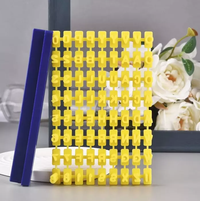 Yellow Alphabet Embosser