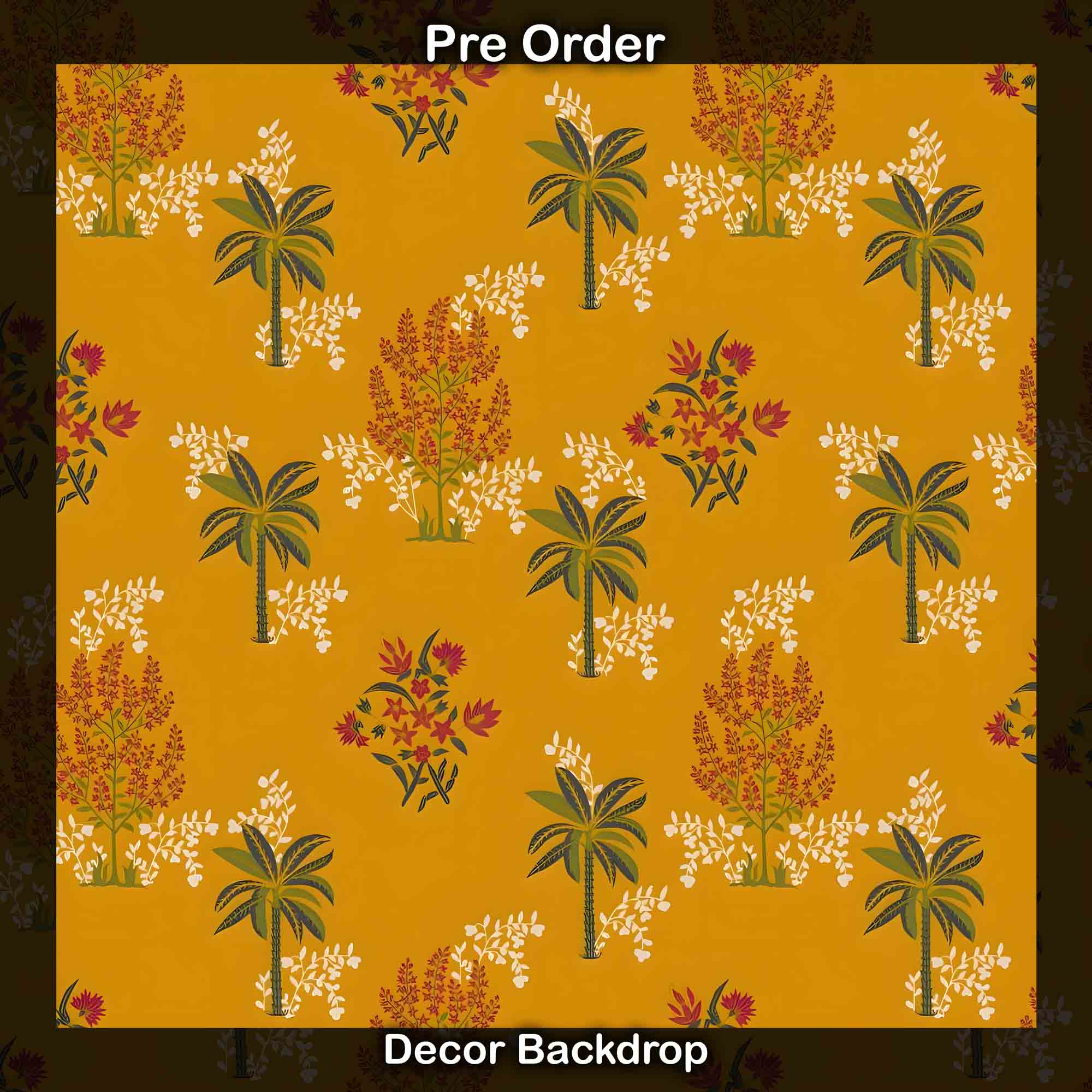 Yellow Coco Pattern - MD