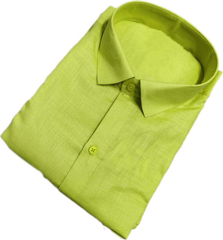 Yellow Green Plain Shirt