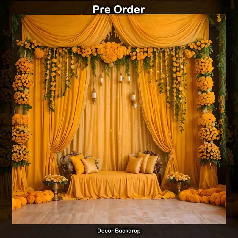Yellow Haldi Decor - MD