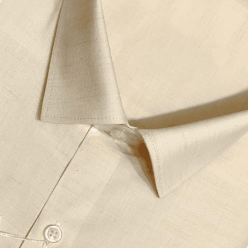 Yellow Self Design Shirt