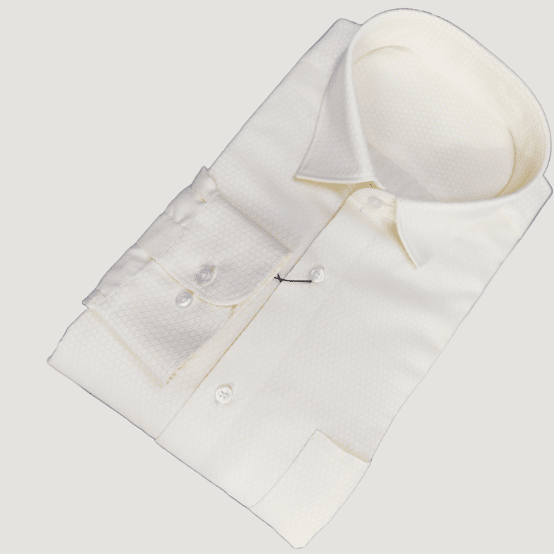 YELLOW SELF DESIGN SHIRT