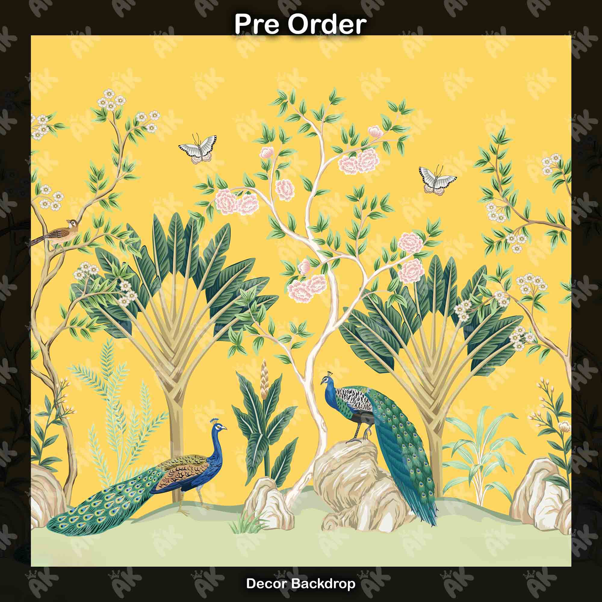 Yellow Twin Peacock - MD