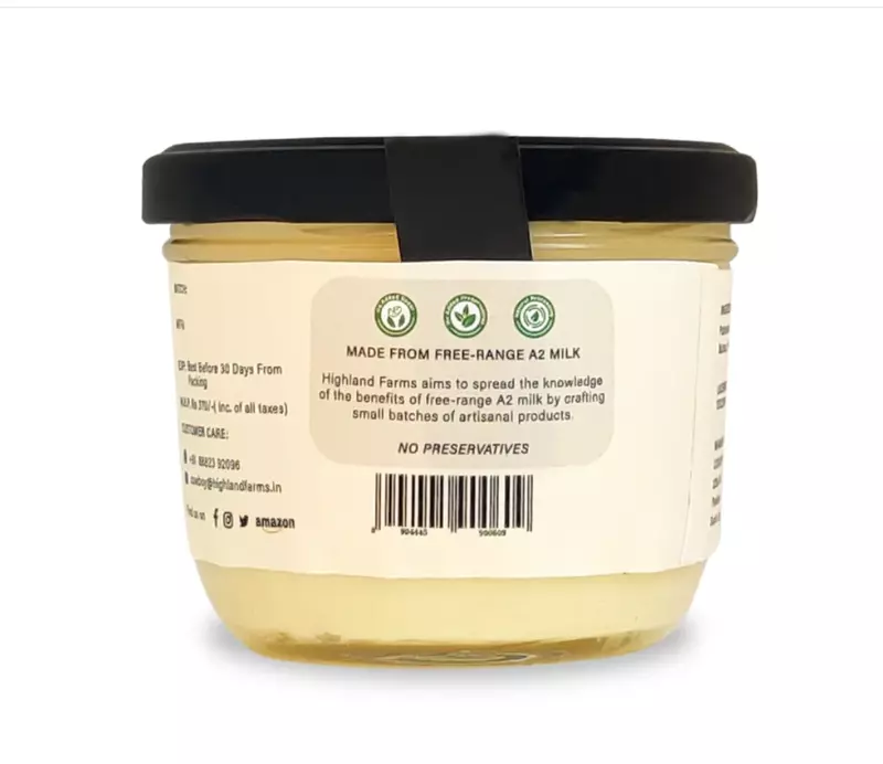 A2 Cow Milk Butter (Salted) - Highland Farms