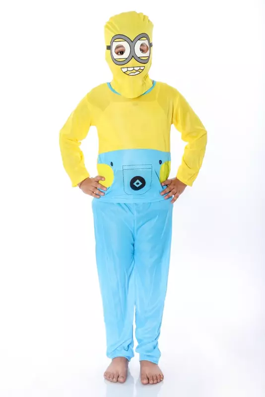 Yellow Minion Fancy Dress Costume For Kids