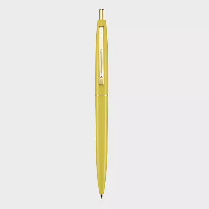 BIC Japan Click Gold Ballpoint Pen Yellow