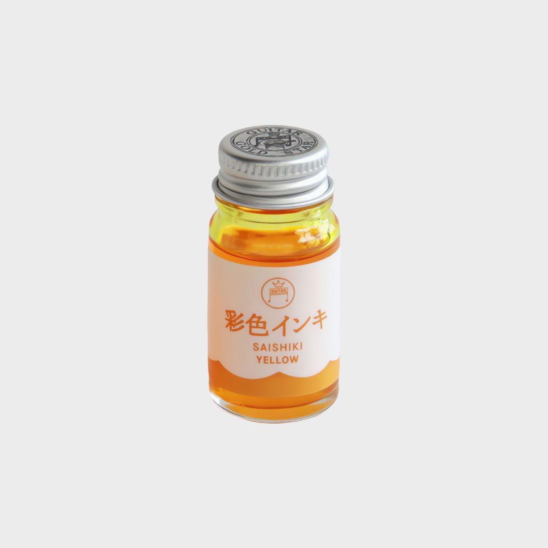 Teranishi Chemical | Ink | 12ml | Guitar | For Fountain Pen | Yellow
