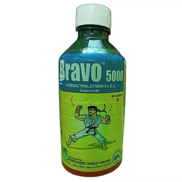 Bravo 5000 Lambda Cyhalothrin 5% Ec-(Insecticides (india) Ltd)