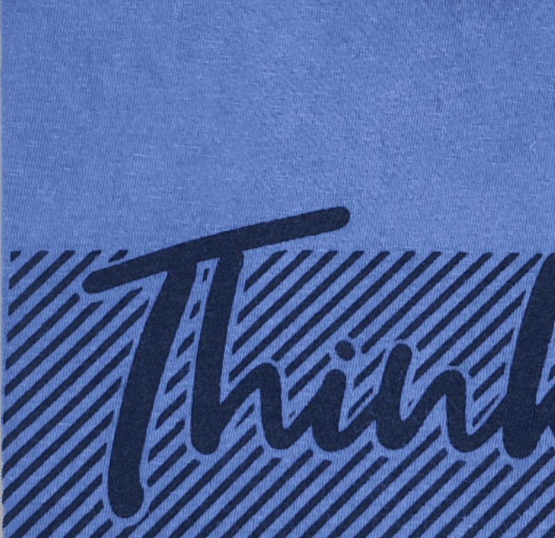 Yonder Blue Wash Round Neck Tshirt