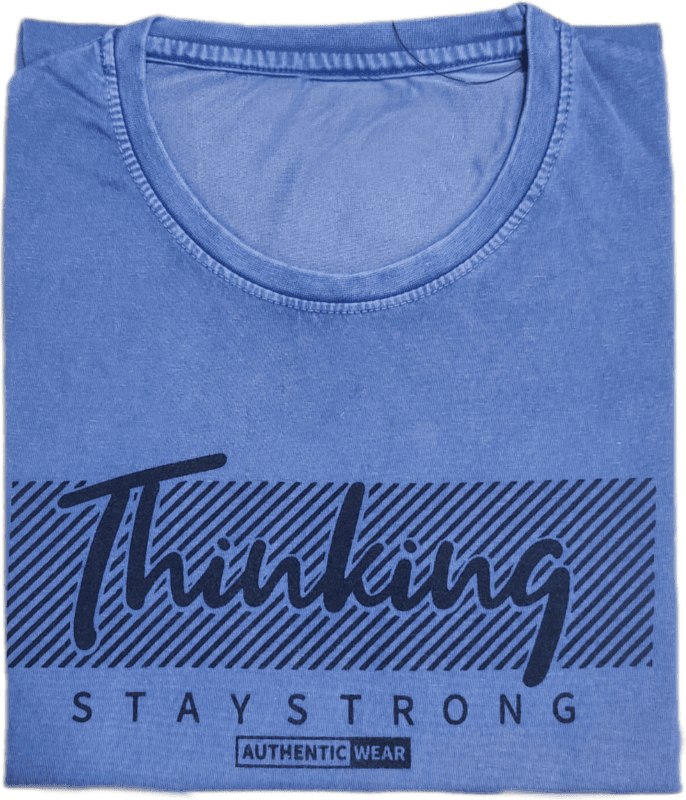 Yonder Blue Wash Round Neck Tshirt