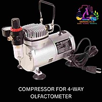 4-way olfactometer with mesh rail for clawed insects