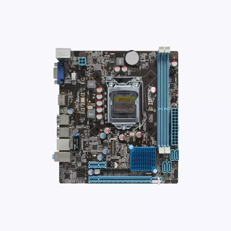 Zebronics ZEB H61 Motherboard – Intel H61 Chipset | LGA 1155 Socket | DDR3 RAM Support | Reliable Desktop PC Board
