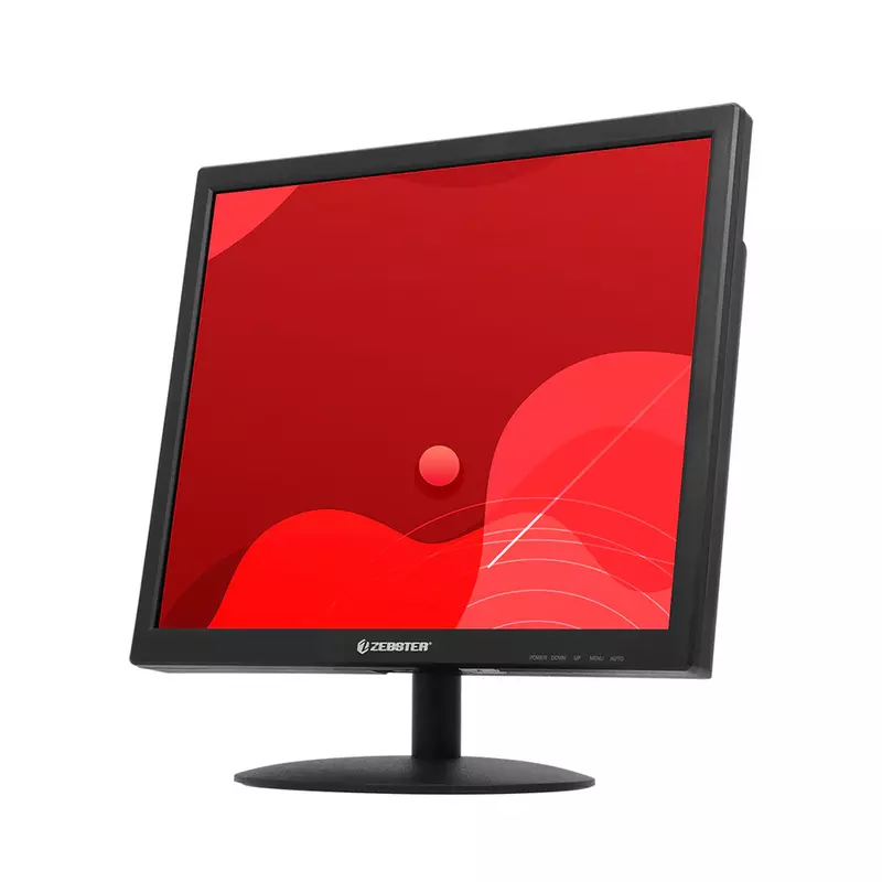 Zebronics ZEB-VS17HD 17" HD LED Monitor – 60Hz offers vibrant visuals with a sleek design. Perfect for home or office use, it features a 1366x768 resolution and multiple connectivity options.