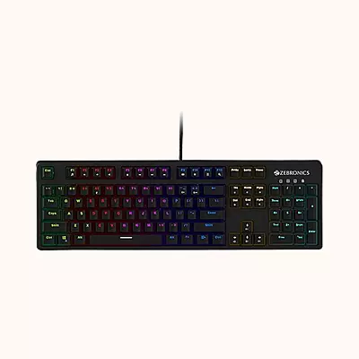 ZEBRONICS Premium Mechanical Keyboard, Zeb-MAX Plus V2