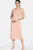 Zivame Knit Cotton Kurti Slip - Zi60af