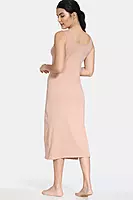 Zivame Knit Cotton Kurti Slip - Zi60af