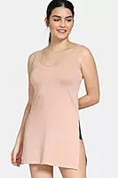 Zivame Knit Cotton Kurti Slip - Zi60AJ