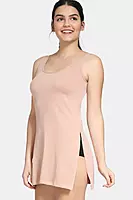 Zivame Knit Cotton Kurti Slip - Zi60AJ