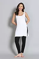 Zivame Knit Cotton Kurti Slip - Zi60AJ