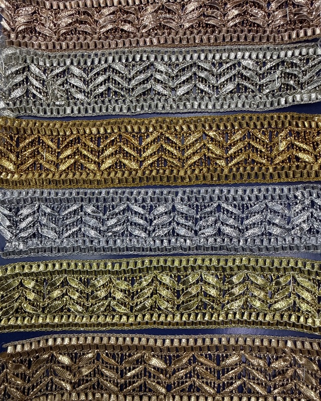 Bs Zari Gota lace 9M