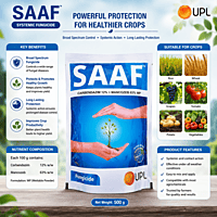 UPL SAAF® Fungicide – Carbendazim 12% + Mancozeb 63% WP | Vetrivel Agro Services