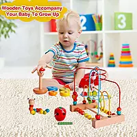 Two-in-One Early Education Set Bead Maze Toy