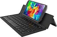 Zagg Pocket Wireless Handheld Tablet Keyboard Compatible with Desktop, Laptop, Mac (Blavk)