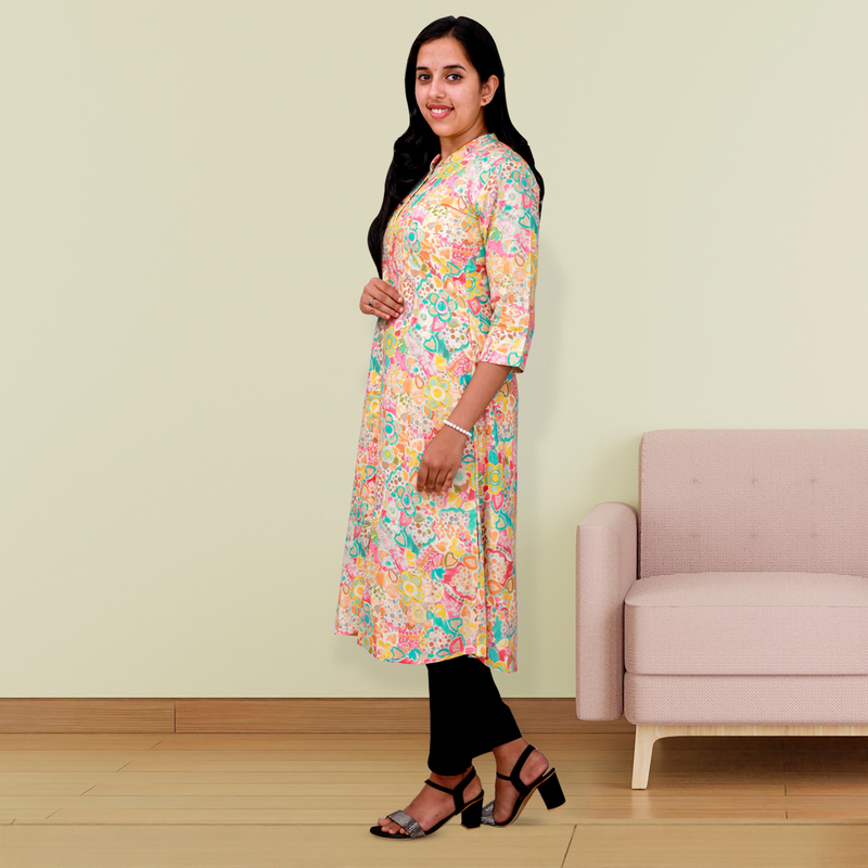 Zahari Floral Dress-Pastel Bloom