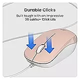 Portronics Toad 102 Wired Optical Mouse – 1200 DPI | Ergonomic Design | USB Plug & Play | Blue | Home & Office Use