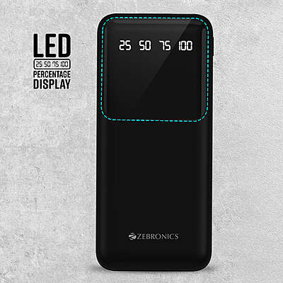 POWER BANK ZEBRONICS 20000 MAH R8 POWER BANK ZEBRONICS 20000 MAH R8