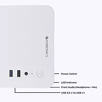 Zebronics Myst Cabinet (White)