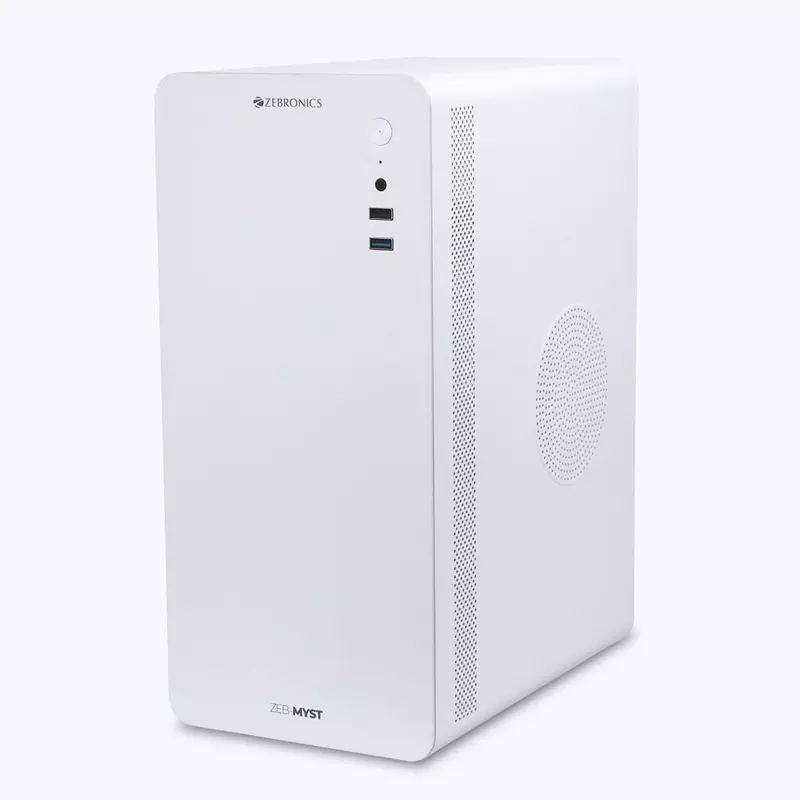 Zebronics Myst Cabinet (White)