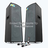 Zebronics Rockstar Monster Pro 2X12L3 Tower DJ Speaker