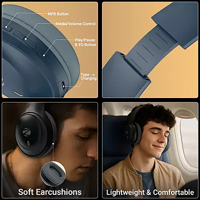 HEADPHONE ZEBRONICS PARADISE NEO HEADPHONE ZEBRONICS PARADISE NEO
