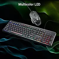 Zebronics Combat Gaming Keyboard Mouse (Black) - New Arrival