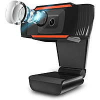 Zebion Vision HD Webcam – 720p Video | Built-in Mic | USB Plug & Play | PC & Laptop