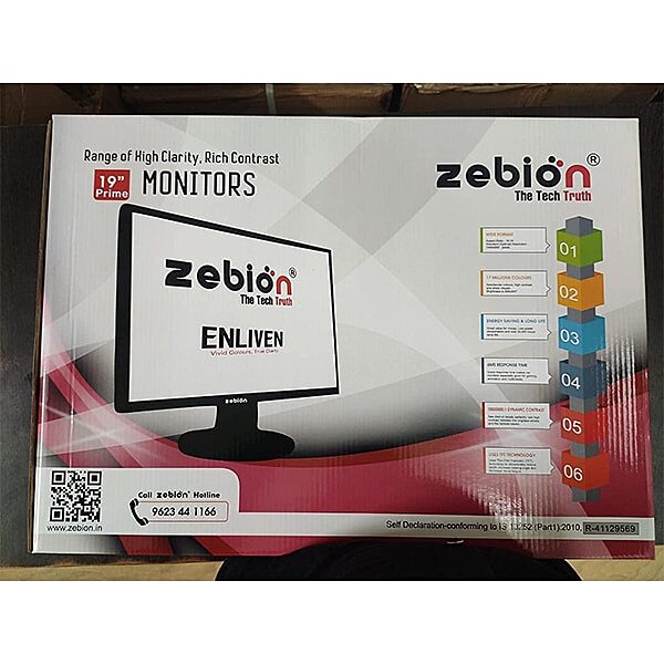 Zebion Monitor 18.5" Hd